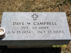 PVT Dave W Campbell 