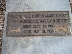 Maggie Pearl <I>Clark</I> Barksdale 