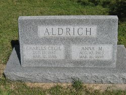 Anna May <I>Chamberlain</I> Aldrich 