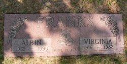 Virginia Harriet “Ginny” <I>Brown</I> Franks 