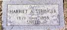 Harriet Ames “Hattie” <I>Atwood</I> Stringer/Snell 