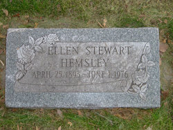 Ellen <I>Stewart</I> Hemsley 