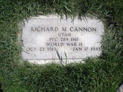 PFC Richard Morris Cannon 