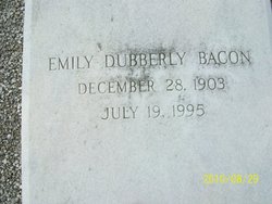 Emily <I>Dubberly</I> Bacon 