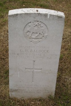 Pvt George Henry Baldock 