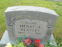 Henry Arthur Hensley 