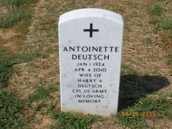 Antoinette <I>George</I> Deutsch 