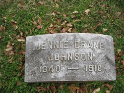 Jennie <I>Drane</I> Johnson 