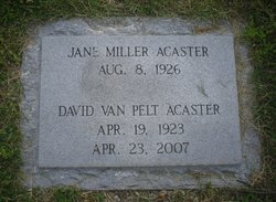 David Van Pelt Acaster 