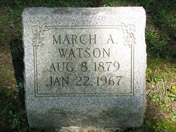 March A Watson 