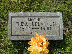 Eliza Jane <I>Cobb</I> Blanton 