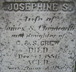 Josephine Susanna <I>Crew</I> Chenworth 
