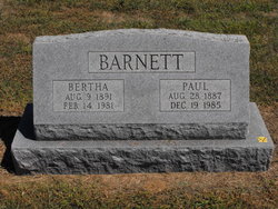Bertha <I>Studer</I> Barnett 