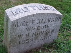 Alice F <I>Jackson</I> Morgan 