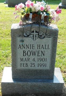 Annie <I>Hall</I> Bowen 