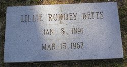 Lillie <I>Roddey</I> Betts 