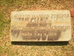 Loretto Manson <I>Wright</I> Porcher 