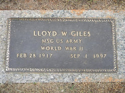 Lloyd W Giles 