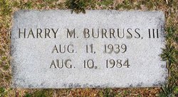 Harry M. Burruss III