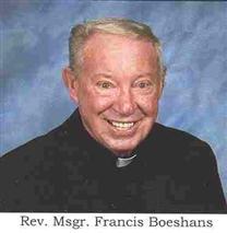 Fr Francis George “Frank” Boeshans Jr.