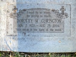 Dorothy May <I>Petersen</I> Curington 