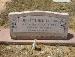 Mary Jeanette <I>Hunter</I> White 