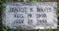 Jennie Beatrice <I>Hagan</I> Davis 