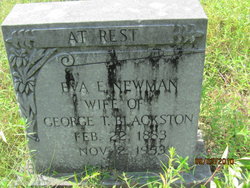 Eva E. <I>Newman</I> Blackston 