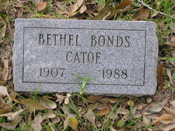 Bethel Lillian <I>Bonds</I> Catoe 