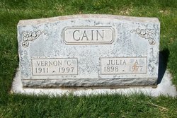 Julia Ann <I>Rogers</I> Cain 