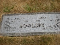 Anna Louise <I>Hutchins</I> Bowlsby 