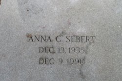 Augusta Shirley Ann “Anna” <I>Covas</I> Sebert 
