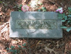 Caroline <I>Carter</I> Watson 
