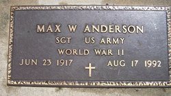 Max W Anderson 