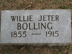 Willie R. <I>Jeter</I> Bolling 