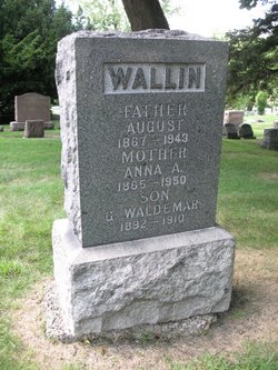 Anna A. <I>Nelson</I> Wallin 