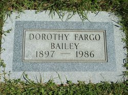 Dorothy Edith <I>Fargo</I> Bailey 