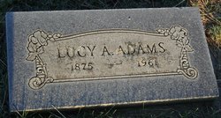 Lucy Ann <I>Bennison</I> Adams 
