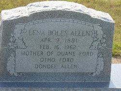Lena Alice <I>Boles</I> Allen 