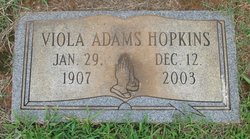 Viola <I>Adams</I> Hopkins 