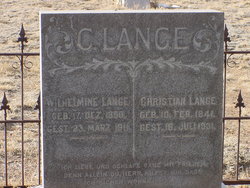 Christian William Theodore Lange 
