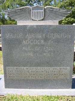 Maj Aubrey Clinton Adcock Jr.