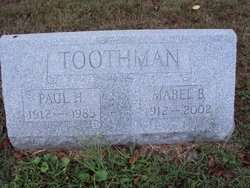 Mabel B. <I>Mayfield</I> Toothman 