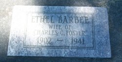 Ethel May <I>Barbee</I> Foster 