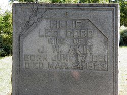 Lillie Lee <I>Cobb</I> Akin 