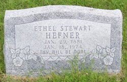 Ethel Eugenia <I>Stewart</I> Hefner 