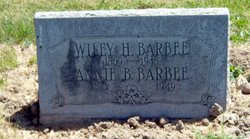 Annie Belle <I>Hill</I> Barbee 