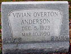 Hazel Vivian <I>Overton</I> Anderson 