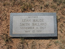 Leah Maude <I>Smith</I> Ballard 