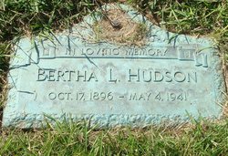 Bertha <I>Ludlam</I> Hudson 